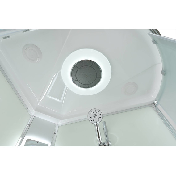 Гидробокс Avacan 120x90 см EM3912LLED, хром/матовое (безсиликоновая сборка) - фото 8