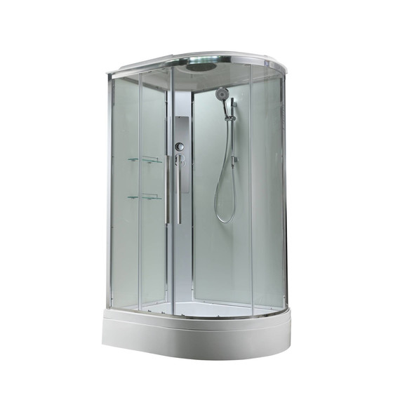 Душевая кабина Avacan 120x90 см EM3912LT, хром/прозрачное (безсиликоновая сборка) - фото 3