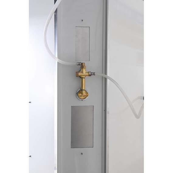 Душевая кабина Avacan 120x90 см EM3912LT, хром/прозрачное (безсиликоновая сборка) - фото 9