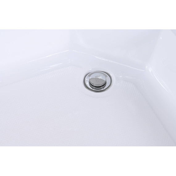 Душевая кабина Avacan 120x90 см EM3912LT, хром/прозрачное (безсиликоновая сборка) - фото 11