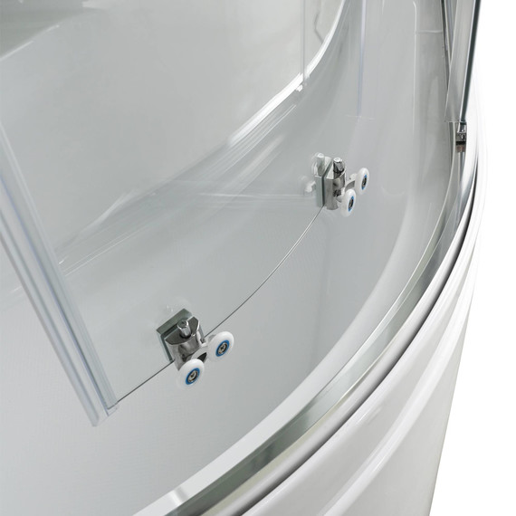 Гидробокс Avacan 110x110 см EM5011LEDT, хром/прозрачное (безсиликоновая сборка) - фото 15