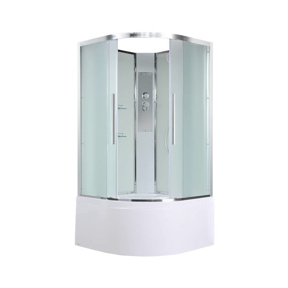 Душевая кабина Avacan 80x80 см EM5080N, хром/матовое (безсиликоновая сборка) - фото 