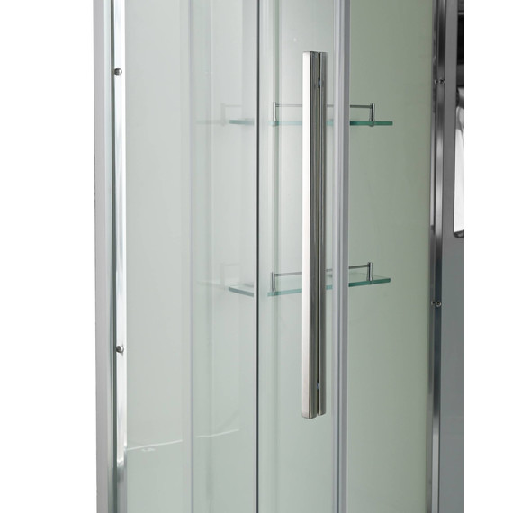 Душевая кабина Avacan 90x90 см EM5090T, хром/прозрачное (безсиликоновая сборка) - фото 12