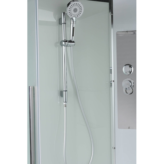 Душевая кабина Avacan 90x90 см EM5090T, хром/прозрачное (безсиликоновая сборка) - фото 7