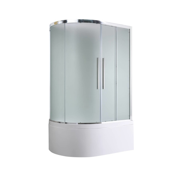 Душевая кабина Avacan 110x80 см EM5811RN, хром/матовое (безсиликоновая сборка) - фото 3
