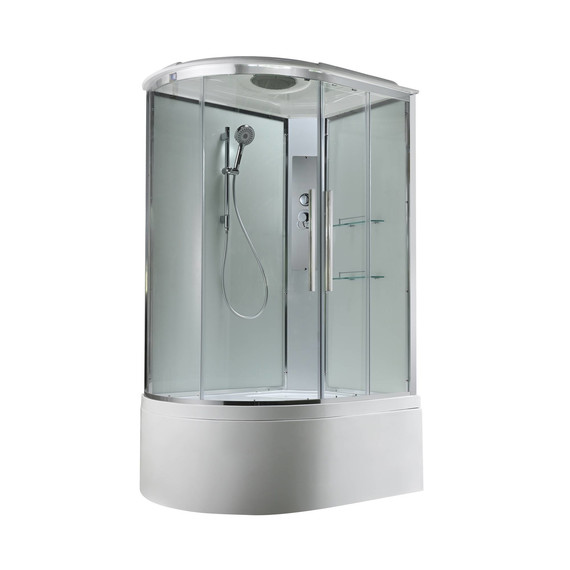 Душевая кабина Avacan 110x80 см EM5811RT, хром/прозрачное (безсиликоновая сборка) - фото 3