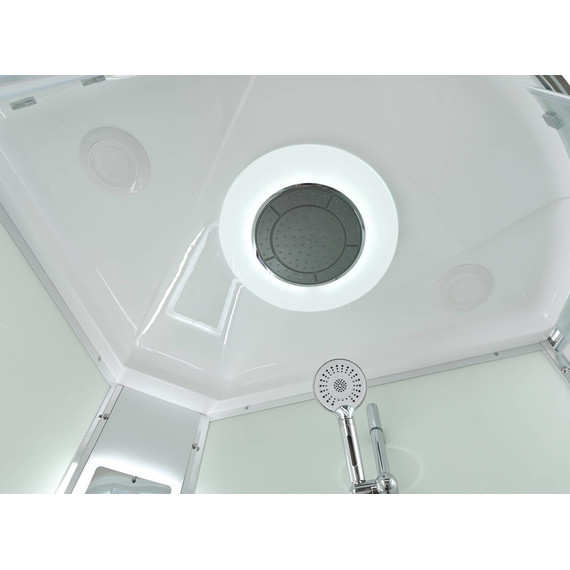 Гидробокс Avacan 110x80 см EM5811LLEDT, хром/прозрачное (безсиликоновая сборка) - фото 9