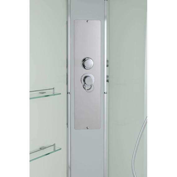 Душевая кабина Avacan 110x80 см EM5811LT, хром/прозрачное (безсиликоновая сборка) - фото 9