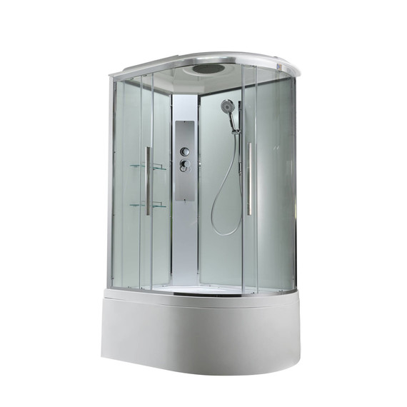 Душевая кабина Avacan 120x90 см EM5912LT, хром/прозрачное (безсиликоновая сборка) - фото 