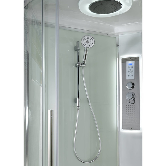 Гидробокс Avacan 120x90 см EM5912RLEDT, хром/прозрачное (безсиликоновая сборка) - фото 11