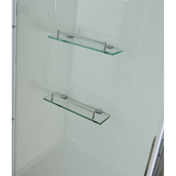 Душевая кабина Avacan 110x90 см K2011N, хром/прозрачное (безсиликоновая сборка) - фото 7