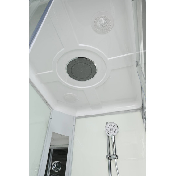 Душевая кабина Avacan 110x90 см K2011, хром/прозрачное (безсиликоновая сборка) - фото 14