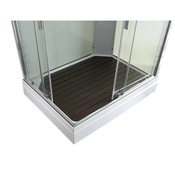 Гидробокс Avacan 120x90 см K2012LED, хром/прозрачное (безсиликоновая сборка) - фото 10