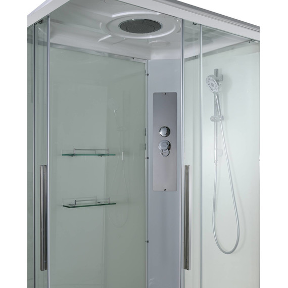 Душевая кабина Avacan 120x90 см K2012, хром/прозрачное (безсиликоновая сборка) - фото 12