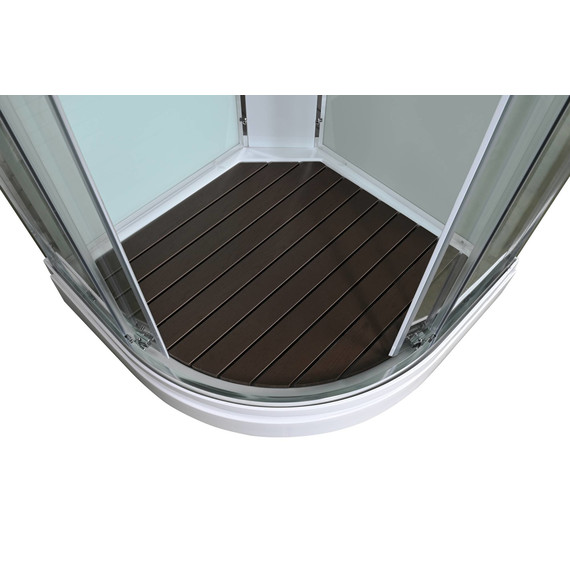 Гидробокс Avacan 100x100 см A2010LED, хром/прозрачное (безсиликоновая сборка) - фото 6