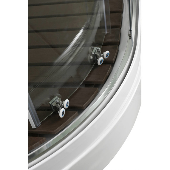 Гидробокс Avacan 100x100 см A2010LED, хром/прозрачное (безсиликоновая сборка) - фото 9