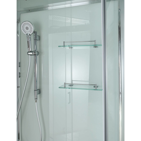 Гидробокс Avacan 120x90 см A2912LLED, хром/прозрачное (безсиликоновая сборка) - фото 13