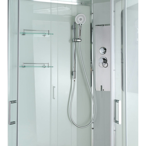 Душевая кабина Avacan 120x90 см A2912R, хром/прозрачное (безсиликоновая сборка) - фото 5