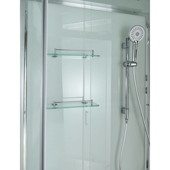 Душевая кабина Avacan 120x90 см A2912R, хром/прозрачное (безсиликоновая сборка) - фото 8