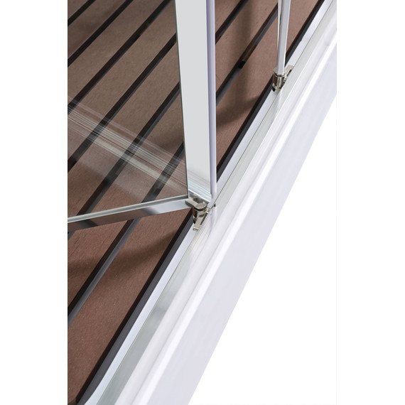 Душевая кабина Avacan 110x90 см V2011N, хром/прозрачное (безсиликоновая сборка) - фото 10