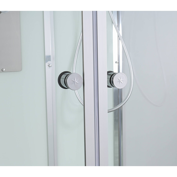 Душевая кабина Avacan 110x90 см V2011N, хром/прозрачное (безсиликоновая сборка) - фото 11