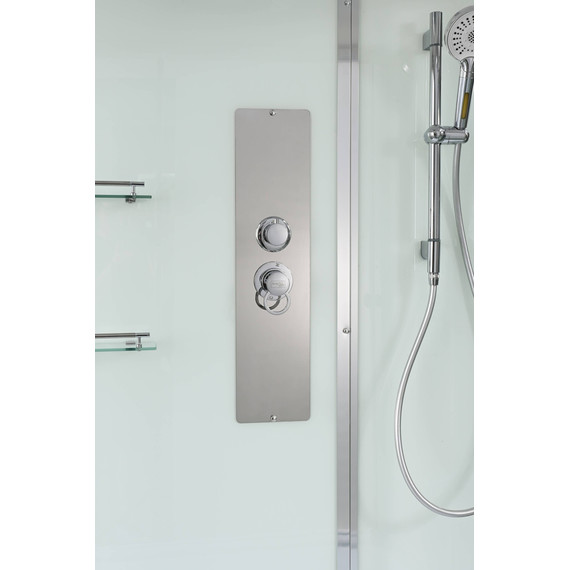 Душевая кабина Avacan 110x90 см V2011N, хром/прозрачное (безсиликоновая сборка) - фото 5