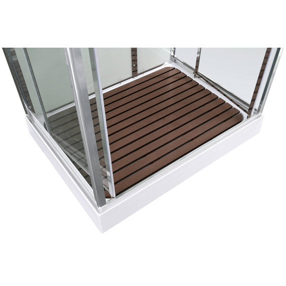 Душевая кабина Avacan 110x90 см V2011N, хром/прозрачное (безсиликоновая сборка) - фото 9