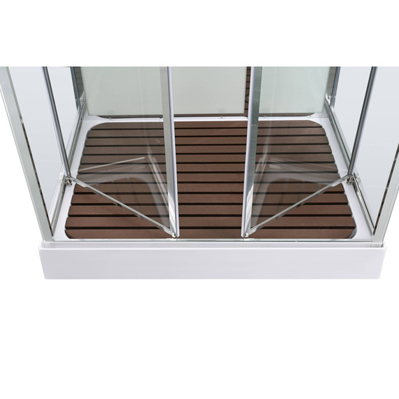 Душевая кабина Avacan 110x90 см V2011, хром/прозрачное (безсиликоновая сборка) - фото 16