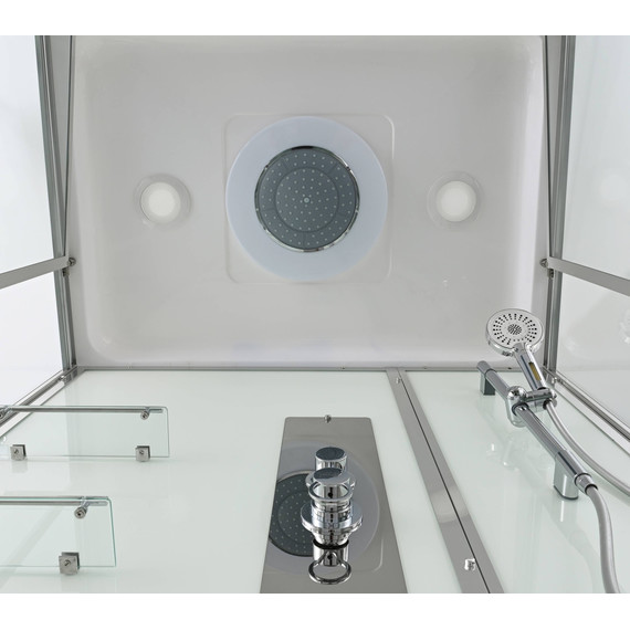 Душевая кабина Avacan 110x90 см V2011, хром/прозрачное (безсиликоновая сборка) - фото 9