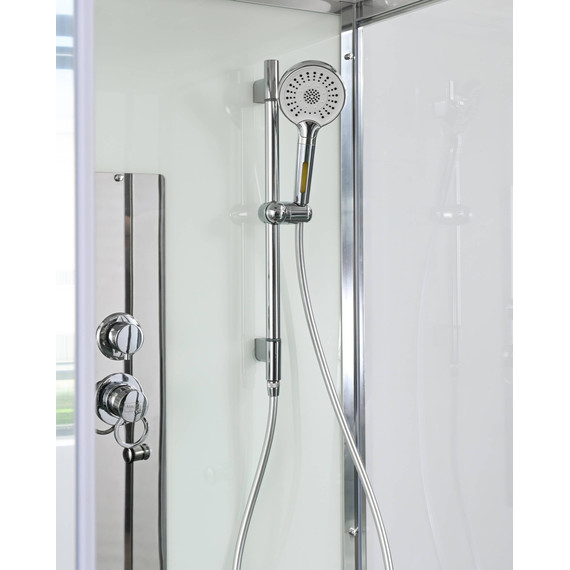 Душевая кабина Avacan 80x80 см V2080N, хром/прозрачное (безсиликоновая сборка) - фото 14