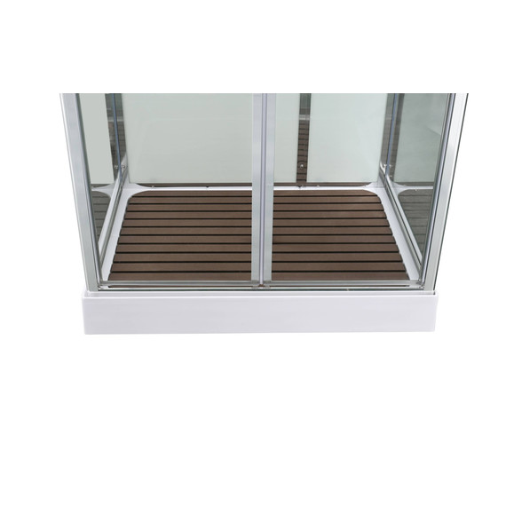 Душевая кабина Avacan 100x80 см V2810N, хром/прозрачное (безсиликоновая сборка) - фото 9