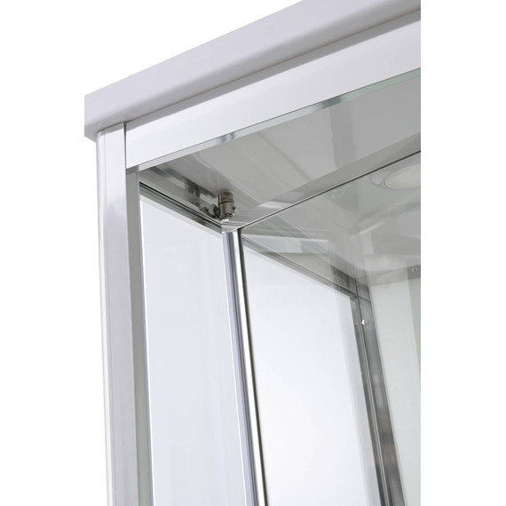 Гидробокс Avacan 120x90 см V5012LED, хром/прозрачное (безсиликоновая сборка) - фото 13