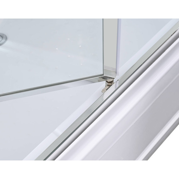 Гидробокс Avacan 120x90 см V5012LED, хром/прозрачное (безсиликоновая сборка) - фото 10