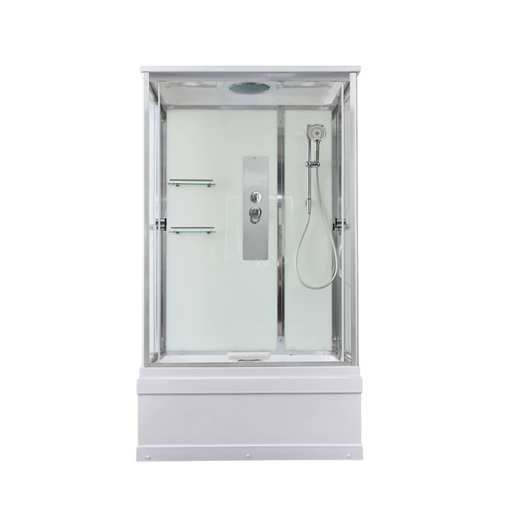 Душевая кабина Avacan 120x90 см V5012, хром/прозрачное (безсиликоновая сборка) - фото 7