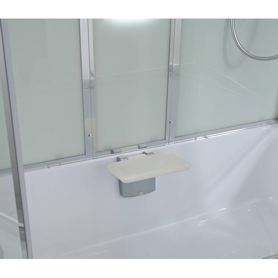 Гидробокс Avacan 150x85 см V5015LED, хром/прозрачное (безсиликоновая сборка) - фото 20