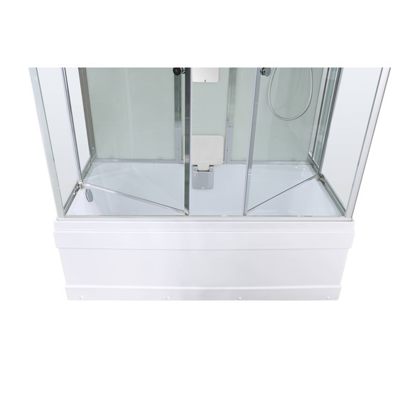 Душевая кабина Avacan 150x85 см V5015, хром/прозрачное (безсиликоновая сборка) - фото 19