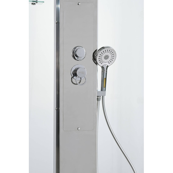 Душевая кабина Avacan 110x90 см Z1911, хром/прозрачное (безсиликоновая сборка) - фото 18