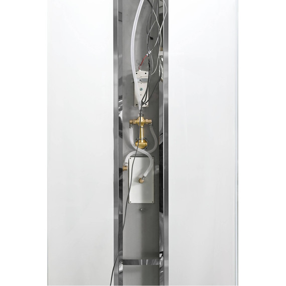 Гидробокс Avacan 120x90 см Z1912LEDMT, хром/прозрачное (безсиликоновая сборка) - фото 11