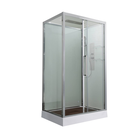 Душевая кабина Avacan 110x90 см Z2911, хром/прозрачное (безсиликоновая сборка) - фото 3