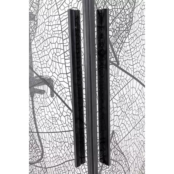 Душевое ограждение Avacan (190-210)х80 см FB2-190-SB80, чёрный/узор - фото 9