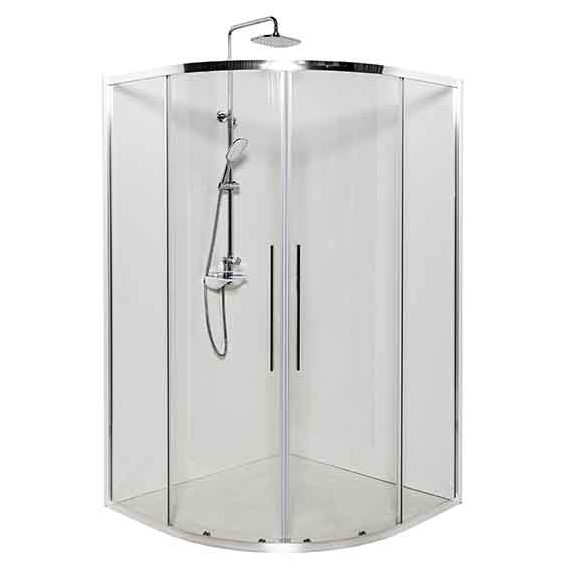 Душевое ограждение Avacan 90х90 см HC90, хром/прозрачное - фото 4
