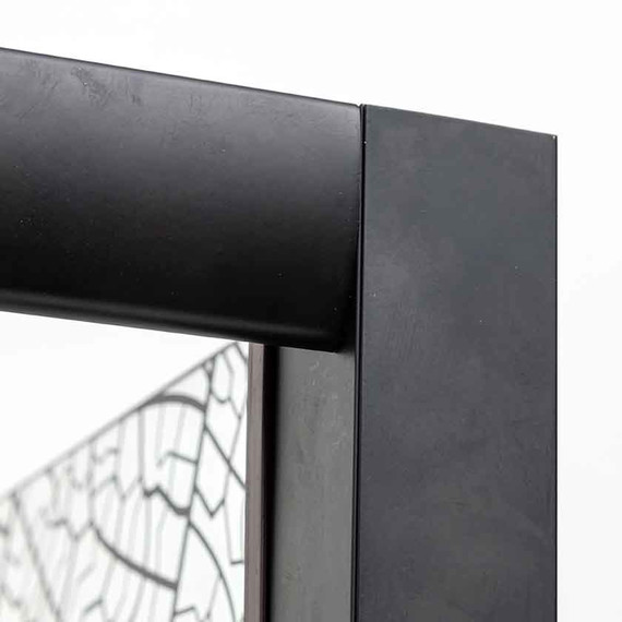 Душевое ограждение Avacan 100х100 см HB100, чёрный/узор - фото 7