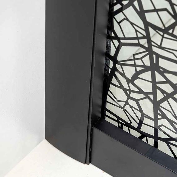 Душевое ограждение Avacan 90х90 см PB90, чёрный/узор - фото 9