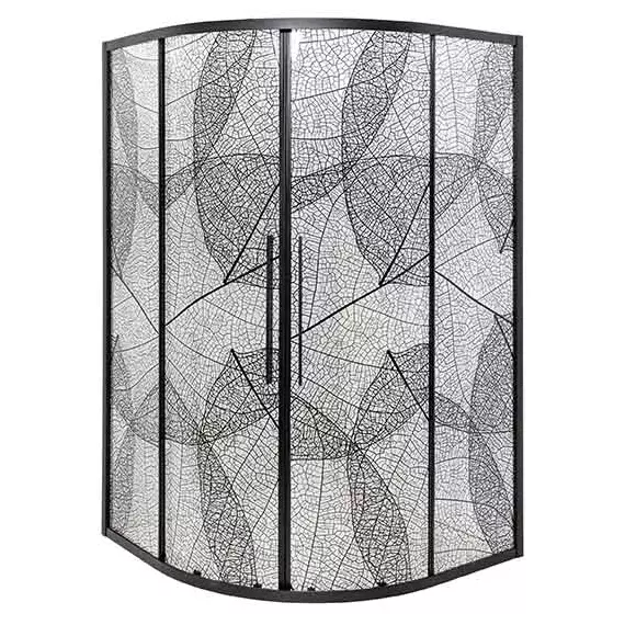 Душевое ограждение Avacan 100х100 см HB100MT, чёрный/матовое - фото 