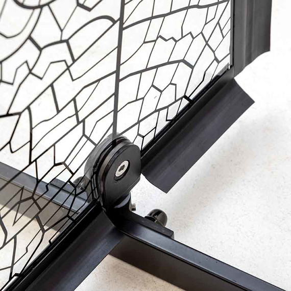 Душевое ограждение Avacan 90х90 см PB90, чёрный/узор - фото 8