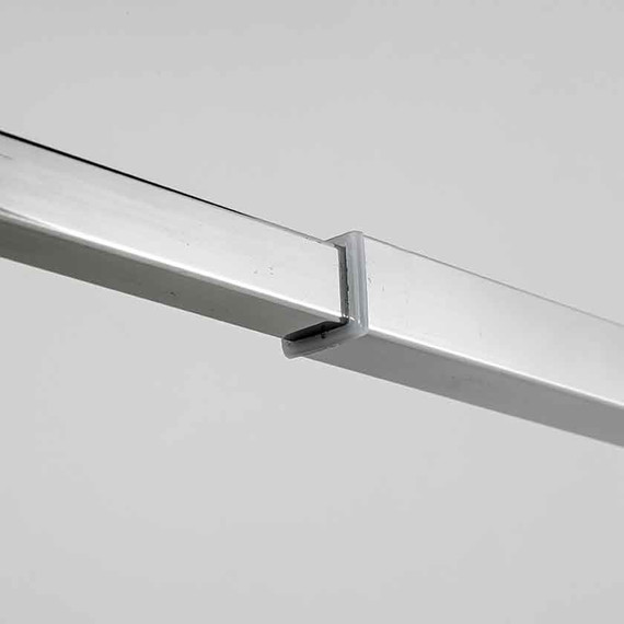 Душевая перегородка Avacan 120 см MC120 стекло (8 мм) с кронштейном в комплекте, хром/прозрачное - фото 7