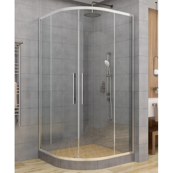 Душевое ограждение Avacan 80х80 см HC80, хром/прозрачное - фото 