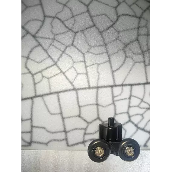 Душевое ограждение Avacan (170-190)х90 см FB2-170-SB90MT, чёрный/матовое - фото 10