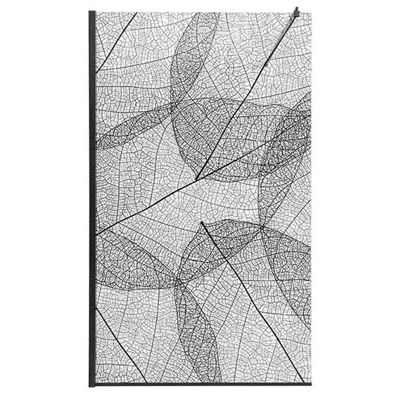 Душевая перегородка Avacan 110 см MB100MT стекло (8 мм) с кронштейном в комплекте, чёрный/матовое - фото 2