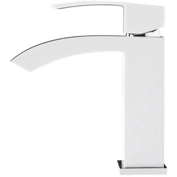 Смеситель для раковины Grocenberg GB2007WC, белый хром - фото 2